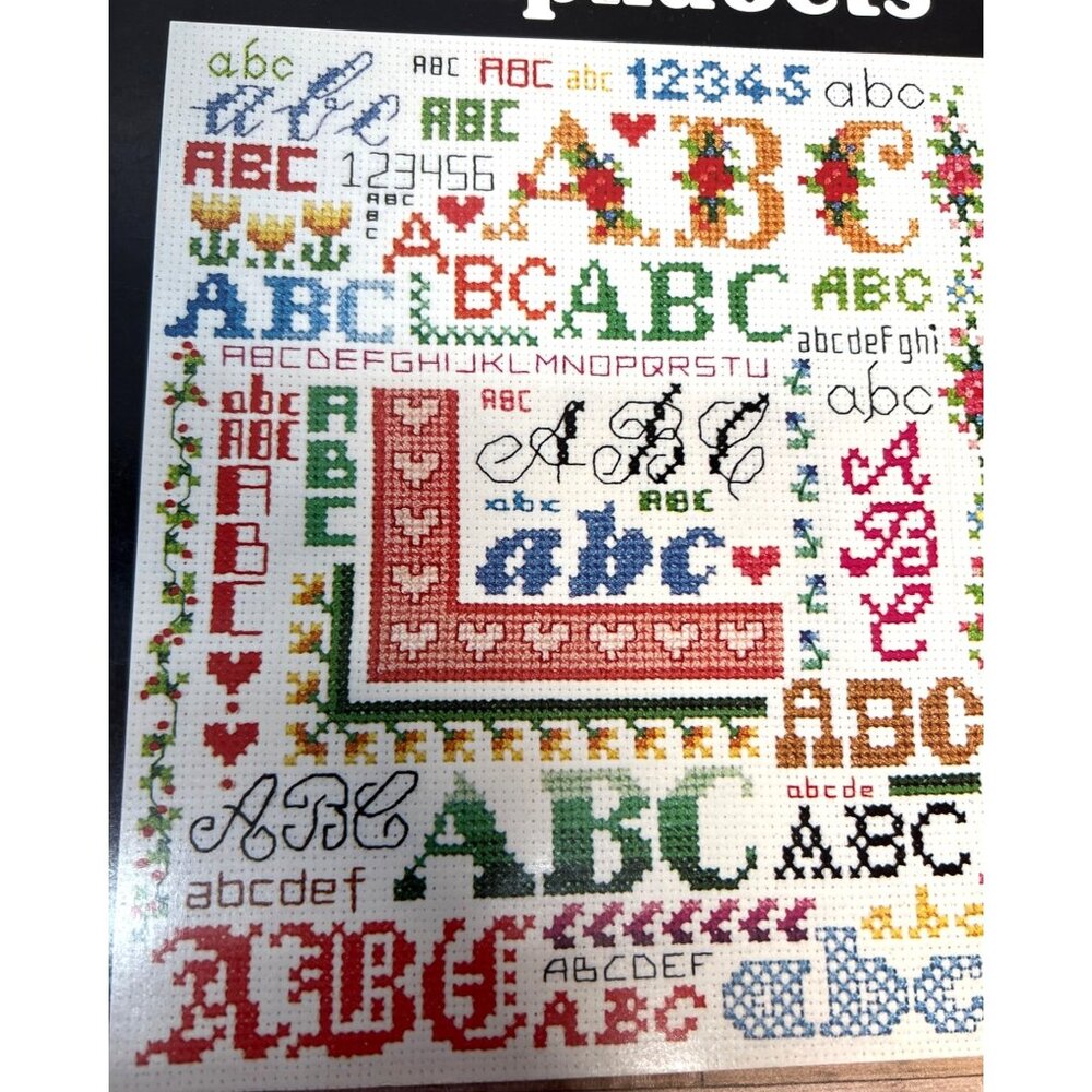 Dale Burdett 101 Alphabets Cross Stitch Pattern Book By Jeanette Crews Designs